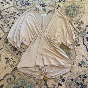 BRAND NEW tan color she and sky romper